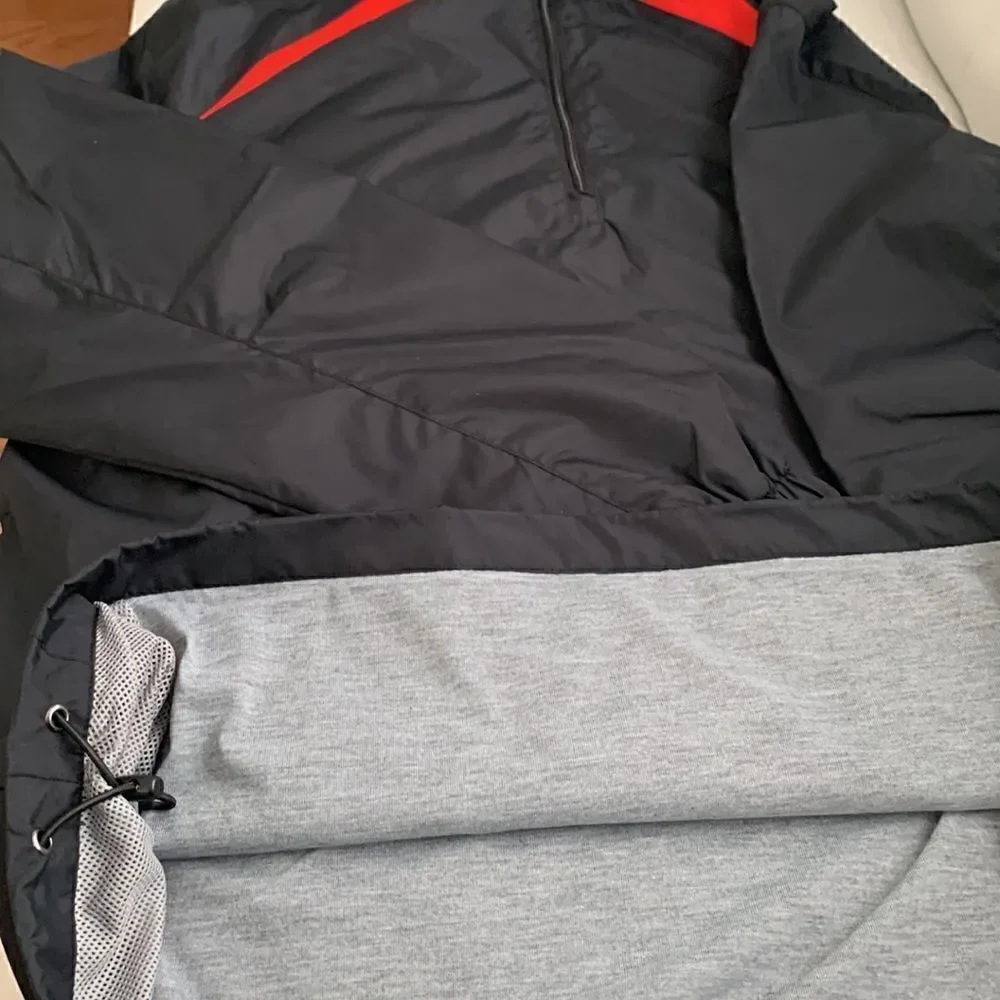 Sport Tek Men’s Quarter Zip Windbreaker Size L